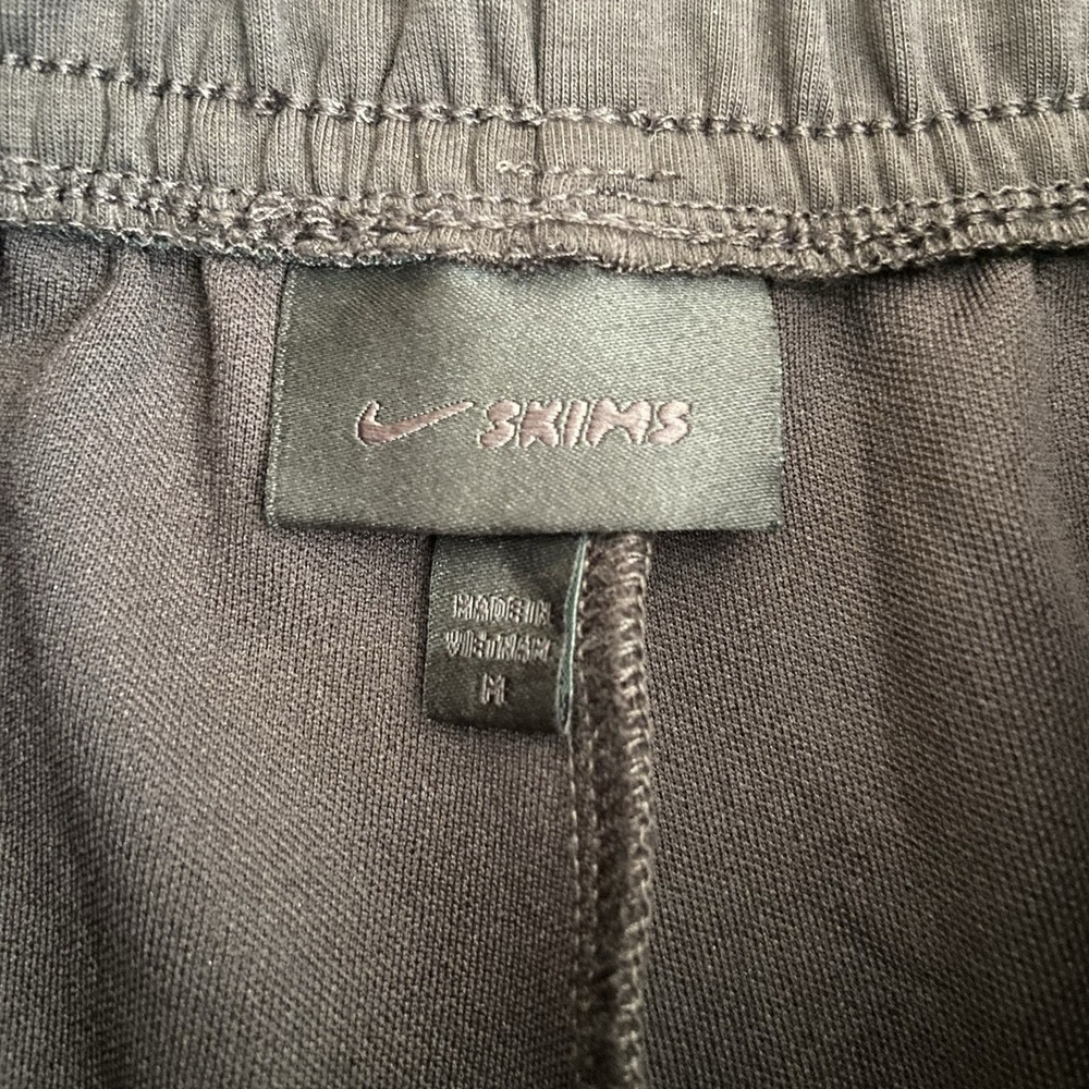 Nike x SKIMS Side Snap Tricot Track Pants Brown Athletic Pants Size Medium M - Picture 5 of 7